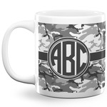 Camo 20 Oz Coffee Mug - White (Personalized)