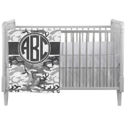 Camo Crib Comforter / Quilt (Personalized)