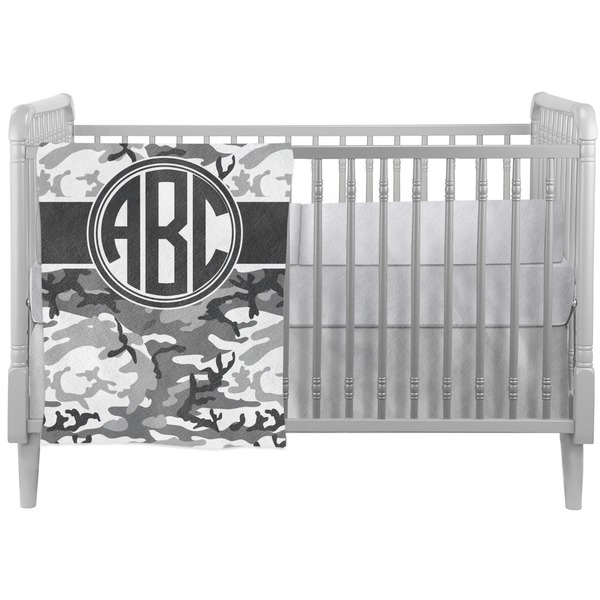 Custom Camo Crib Comforter / Quilt (Personalized)