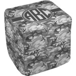 Camo Cube Pouf Ottoman - 13" (Personalized)