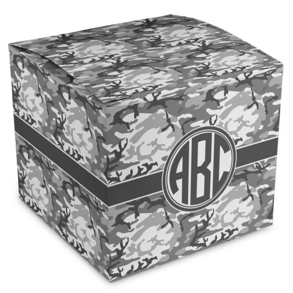 Custom Camo Cube Favor Gift Boxes (Personalized)