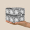 Camo Cube Favor Gift Box - On Hand - Scale View