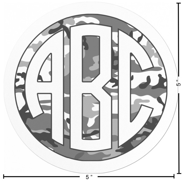 Camo Custom Shape Iron On Patches - L - APPROVAL