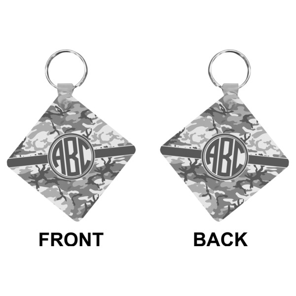 Camo Diamond Keychain (Front + Back)