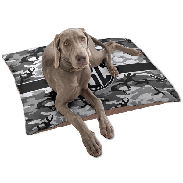 Custom Camo Dog Bed - Large w/ Monogram
