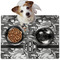 Camo Dog Food Mat - Medium LIFESTYLE