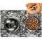 Camo Dog Food Mat - Small LIFESTYLE