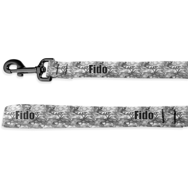 Custom Camo Deluxe Dog Leash - 4 ft (Personalized)