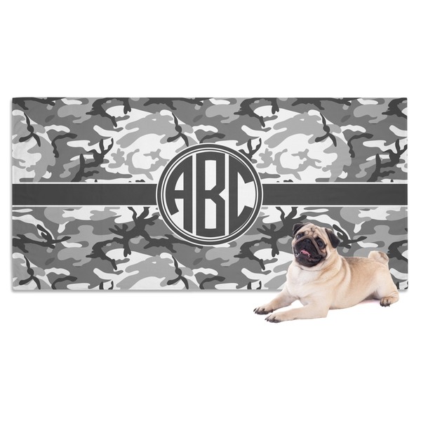Custom Camo Dog Towel (Personalized)