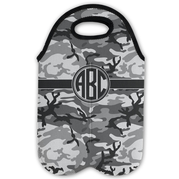 Camo Double Wine Tote - Flat (new)