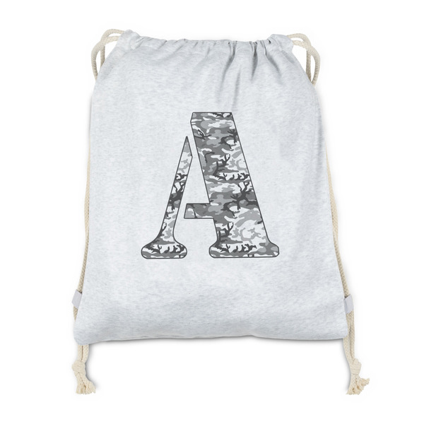 Custom Camo Drawstring Backpack - Sweatshirt Fleece (Personalized)