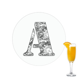 Camo Printed Drink Topper - 2.15" (Personalized)