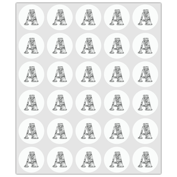 Camo Drink Topper - XSmall - Set of 30