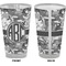 Camo Pint Glass - Full Color - Front & Back Views
