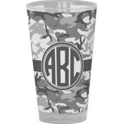 Camo Pint Glass - Full Color (Personalized)