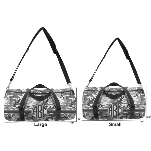 Camo Duffle Bag Small and Large