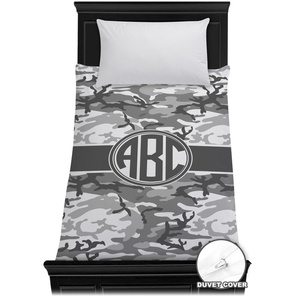 Custom Camo Duvet Cover - Twin (Personalized)