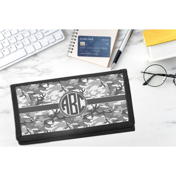 Camo DyeTrans Checkbook Cover - LIFESTYLE