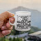 Camo Espresso Cup - 3oz LIFESTYLE (new hand)