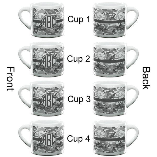 Camo Espresso Cup - 6oz (Double Shot Set of 4) APPROVAL