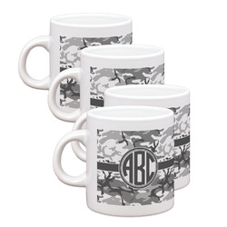 Camo Single Shot Espresso Cups - Set of 4 (Personalized)