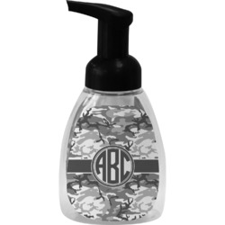 Camo Foam Soap Bottle - Black (Personalized)