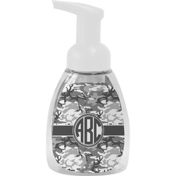 Camo Foam Soap Bottle - White (Personalized)