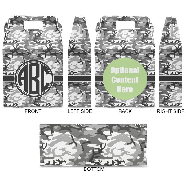 Camo Gable Favor Box - Approval