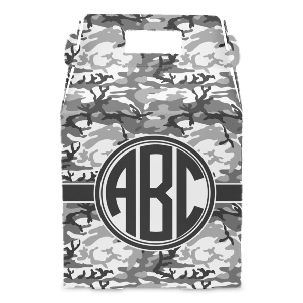 Camo Gable Favor Box - Front