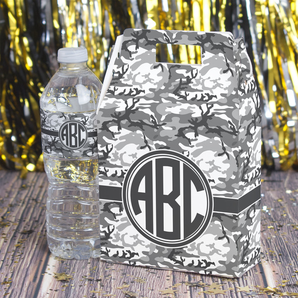 Camo Gable Favor Box - In Context
