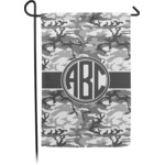 Camo Small Garden Flag - Double Sided w/ Monograms