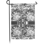Camo Small Garden Flag - Single Sided w/ Monograms