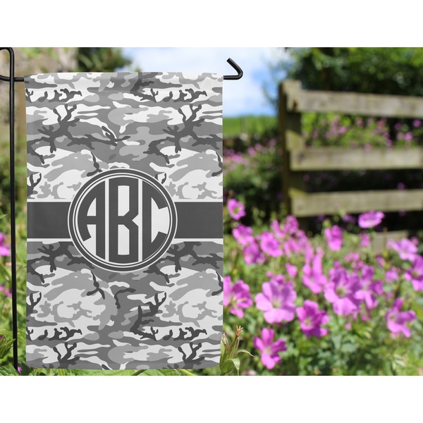 Camo Garden Flag - Outside In Flowers