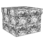 Camo Gift Box with Lid - Canvas Wrapped - X-Large (Personalized)
