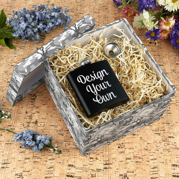 Camo Gift Boxes with Lid - Canvas Wrapped - X-Large - In Context