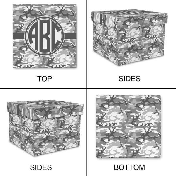 Camo Gift Boxes with Lid - Canvas Wrapped - XX-Large - Approval
