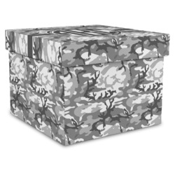 Camo Gift Box with Lid - Canvas Wrapped - XX-Large (Personalized)