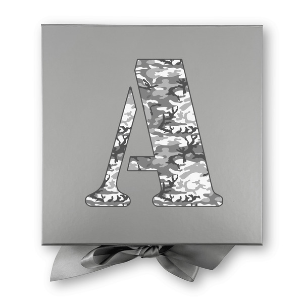 Camo Gift Boxes with Magnetic Lid - Silver - Approval