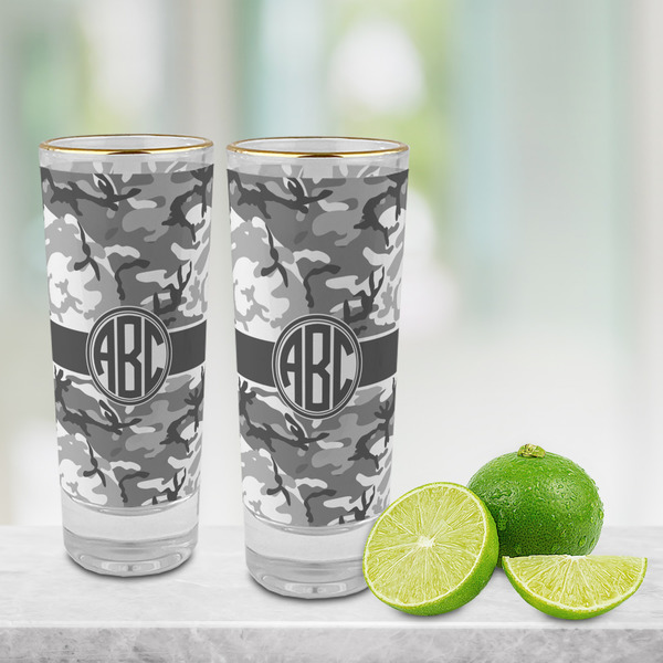 Camo Glass Shot Glass - 2 oz - LIFESTYLE