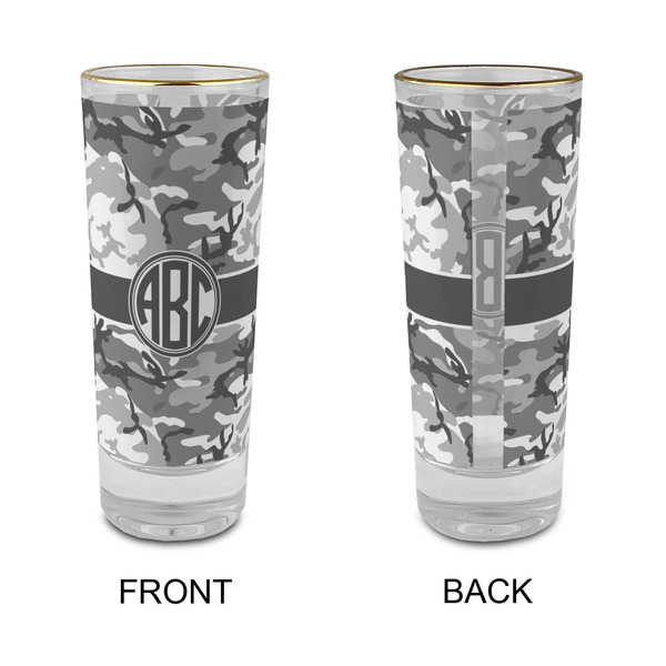 Camo Glass Shot Glass - 2 oz - Single - APPROVAL