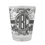 Camo Glass Shot Glass - 1.5 oz - Set of 4 (Personalized)