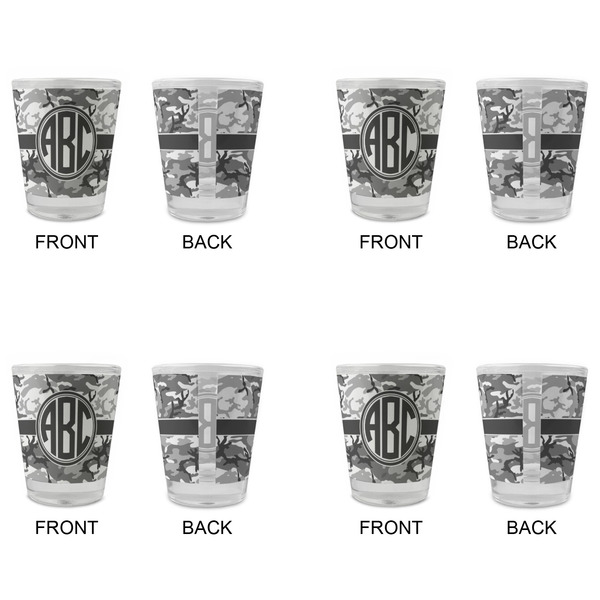 Camo Glass Shot Glass - Standard - Set of 4 - APPROVAL