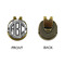 Camo Golf Ball Hat Clip Marker - Apvl - GOLD