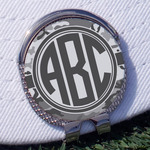 Camo Golf Ball Marker - Hat Clip