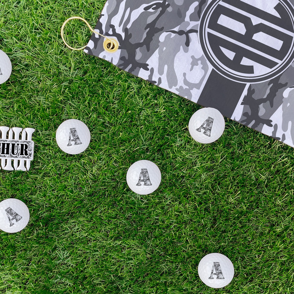 Camo Golf Balls - Generic - Set of 12 - LIFESTYLE