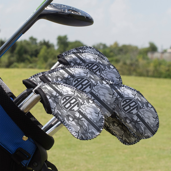 Custom Camo Golf Club Iron Cover - Set of 9 (Personalized)