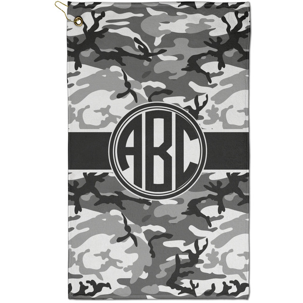 Custom Camo Golf Towel - Poly-Cotton Blend - Small w/ Monograms