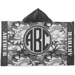Camo Kids Hooded Towel (Personalized)