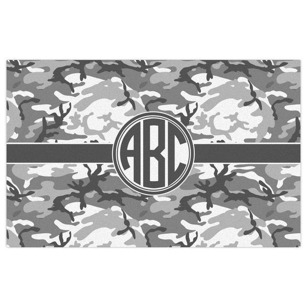 Camo Indoor / Outdoor Rug - 5'x8' - Front Flat
