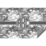 Camo Indoor / Outdoor Rug - 6'x8' w/ Monogram